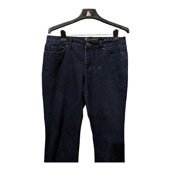 New Directions ND womens jeans  size 14Straight Leg  Midrise Stretch denim - Picture 3 of 7
